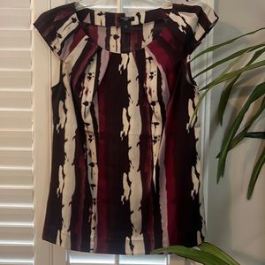 Ann Taylor cap sleeve blouse 2P
